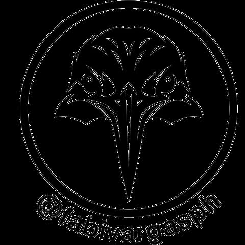 Carnivorous Spider logo with two mirrored spider faces forming a symmetrical design within a circular border